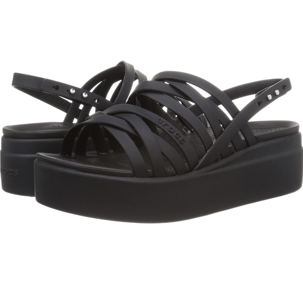 Crocs Brooklyn Strappy Low Wedge